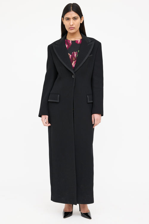 Dolce & Gabbana Wool Button Coat