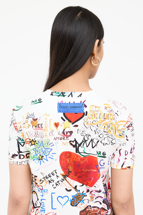 Dolce & Gabbana Doodle Logo T-Shirt