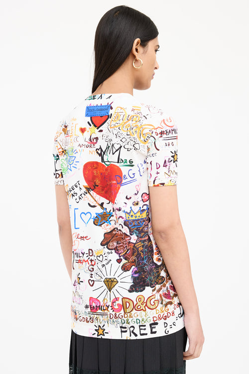 Dolce & Gabbana Doodle Logo T-Shirt