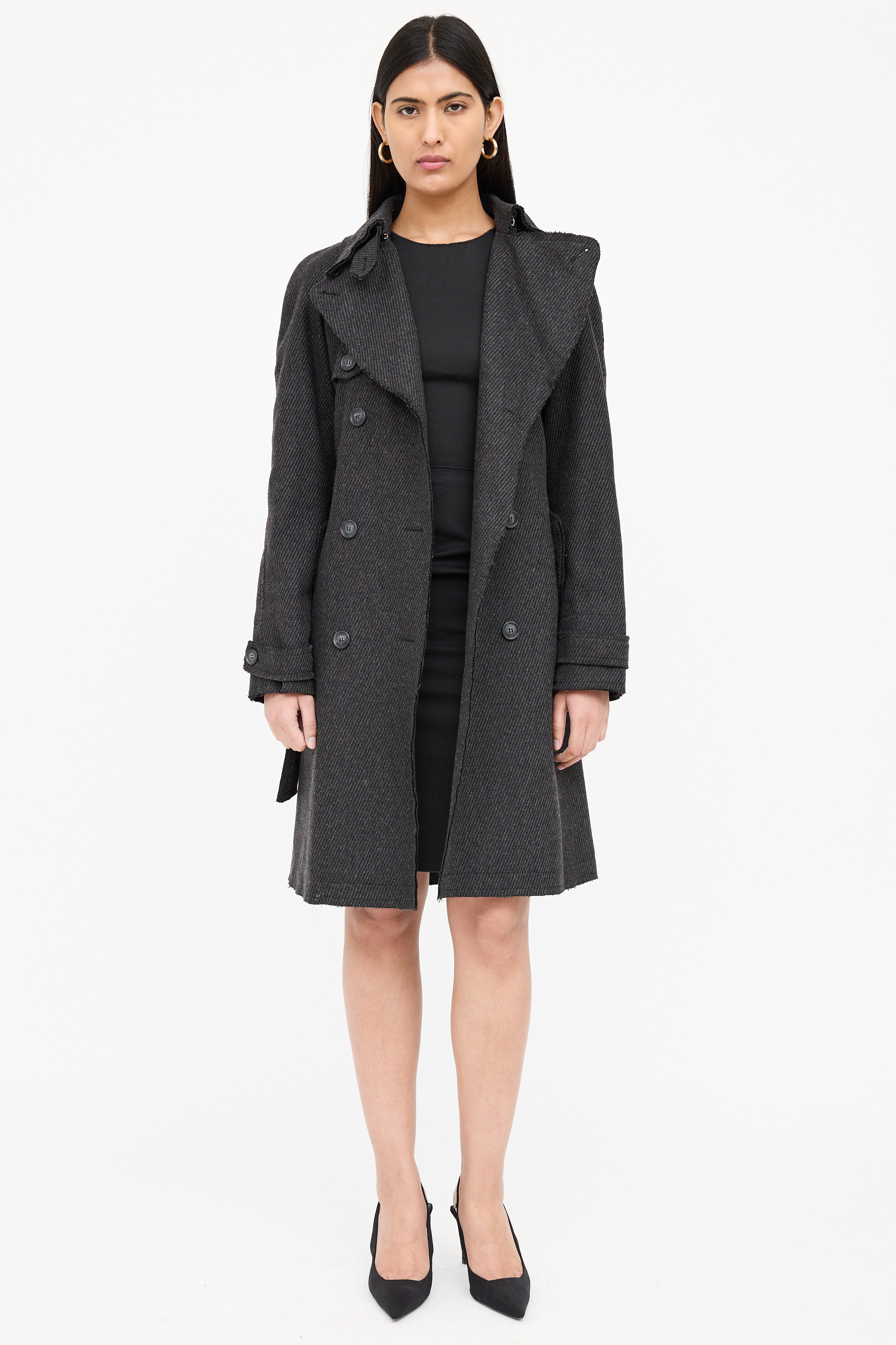 Dolce & Gabbana Double Breasted Trench Coat