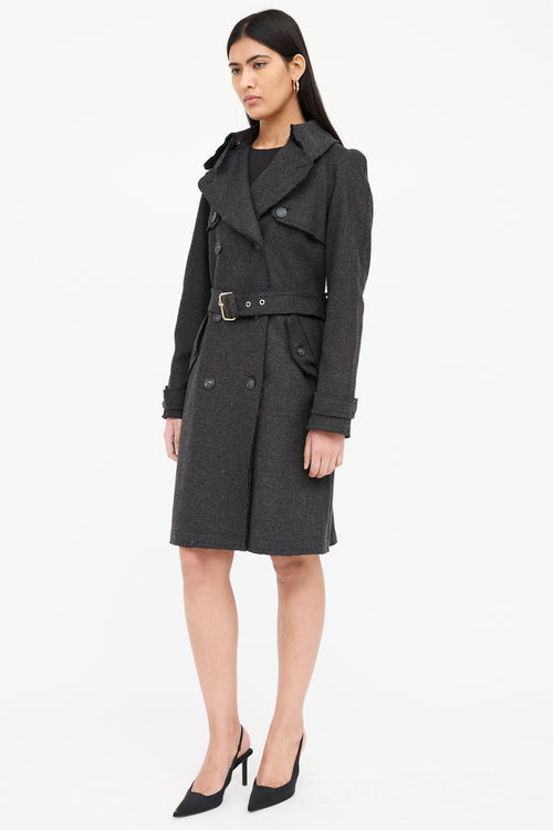 Dolce & Gabbana Double Breasted Trench Coat