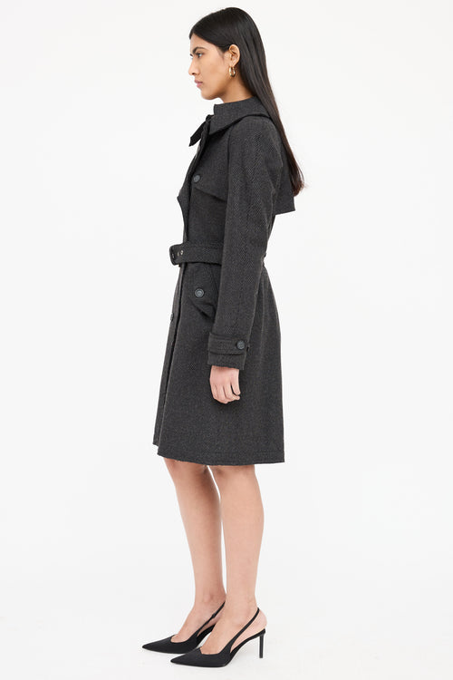 Dolce & Gabbana Double Breasted Trench Coat