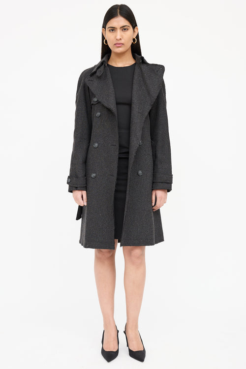 Dolce & Gabbana Double Breasted Trench Coat