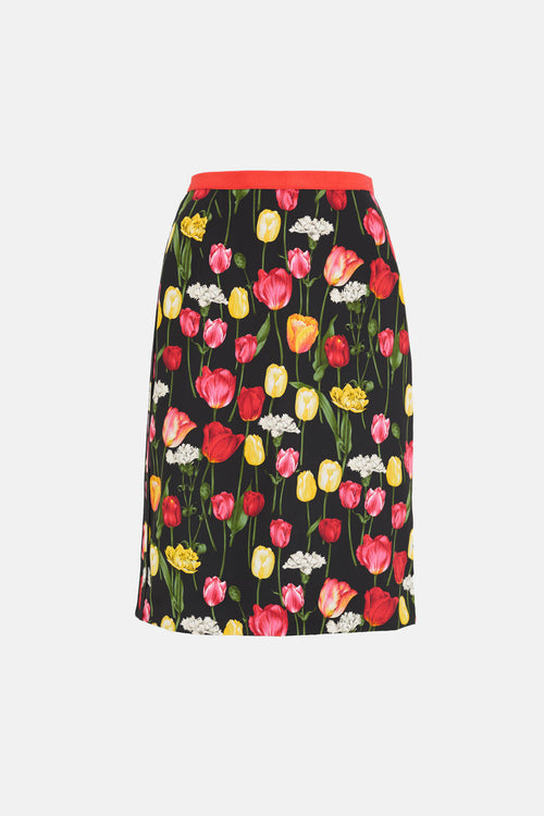 Dolce & Gabbana Tulip Midi Skirt