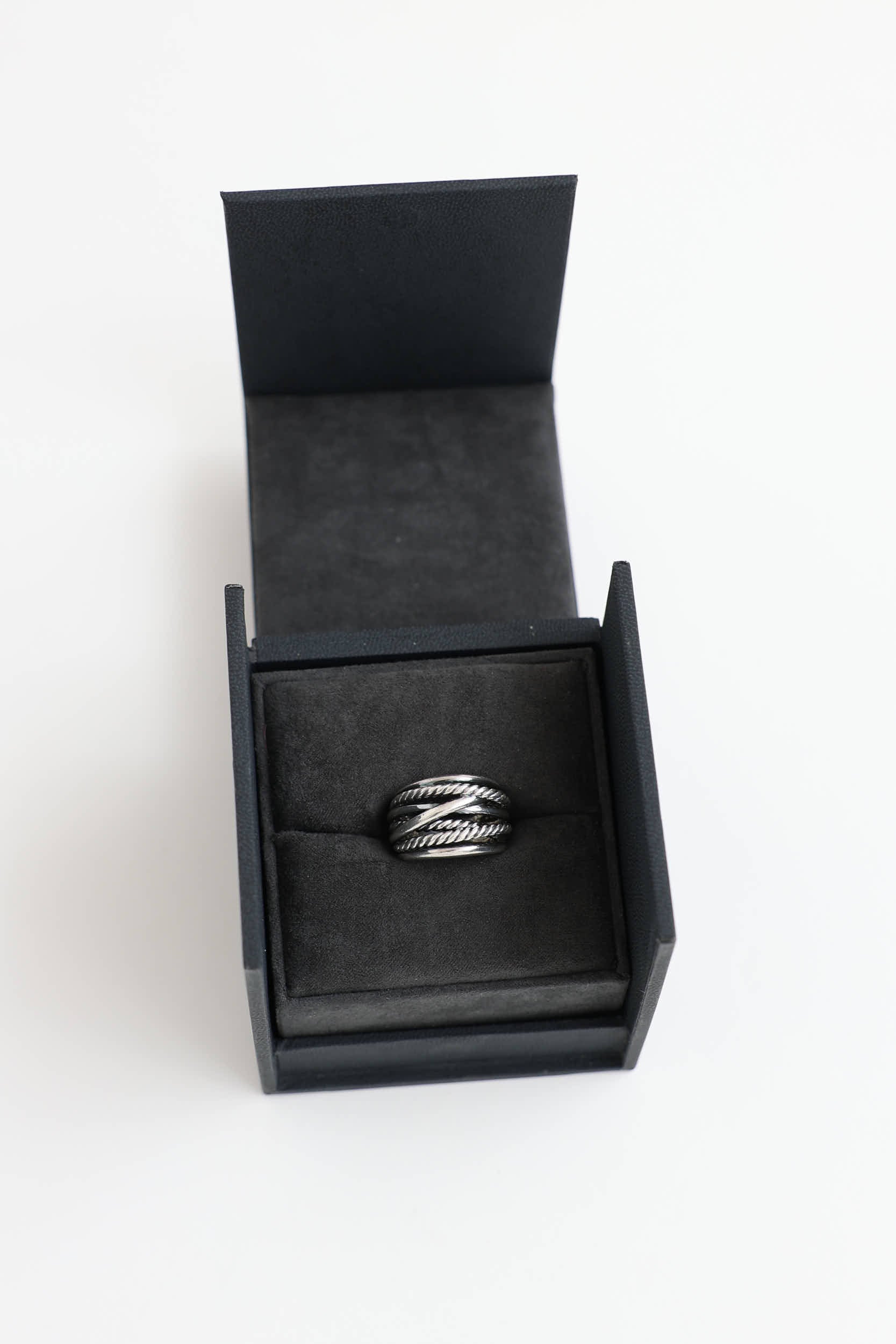 David Yurman Sterling Silver Crossover Ring