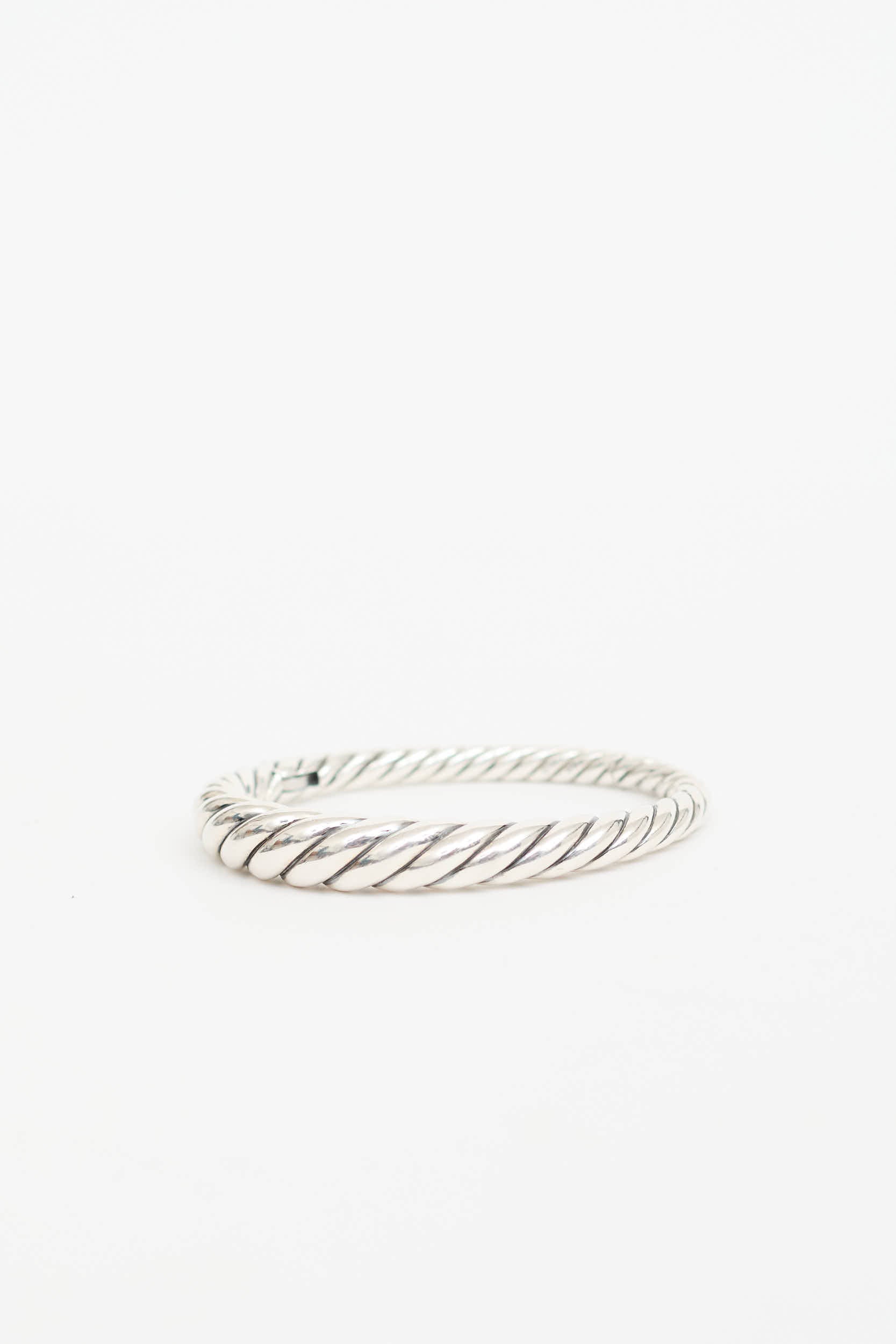 David Yurman Sterling Silver Pure Form Cable Bracelet
