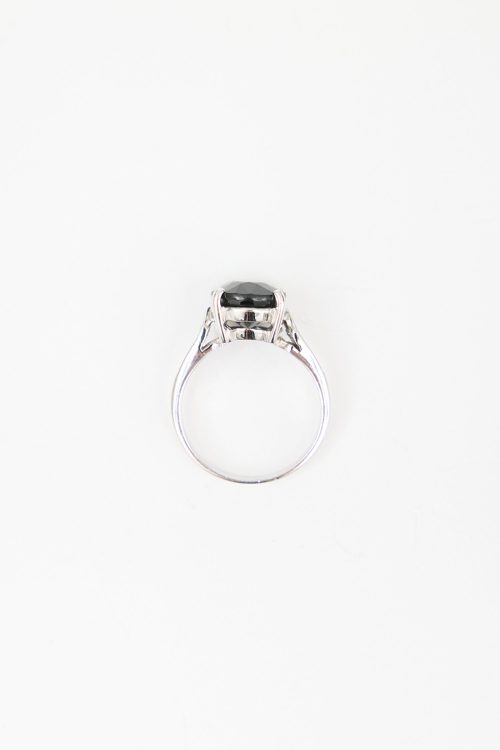 Fine Jewelry 18K White Gold & Sapphire Ring
