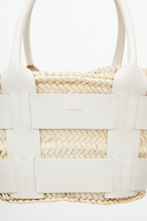 Demellier London Raffia Santorini Tote Bag