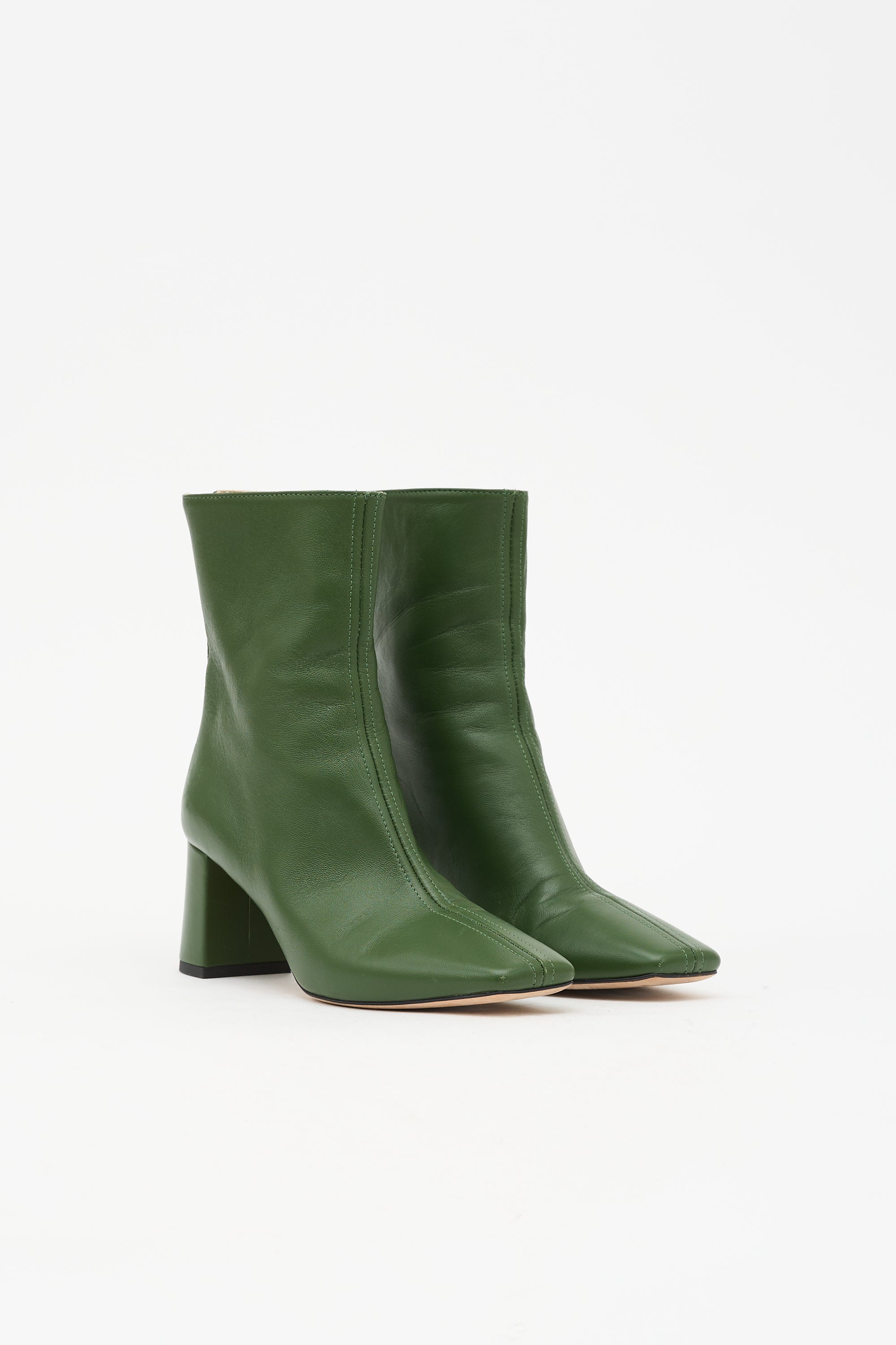 Dear Frances Leather Cube Boot