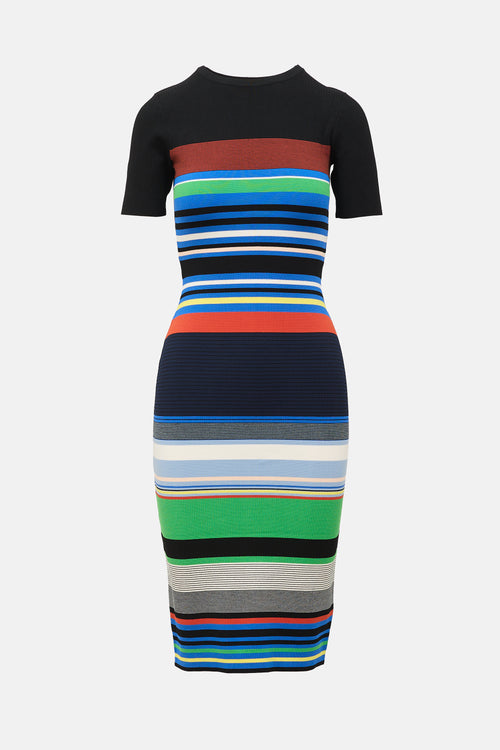 Diane von Furstenberg Knit Striped Dress