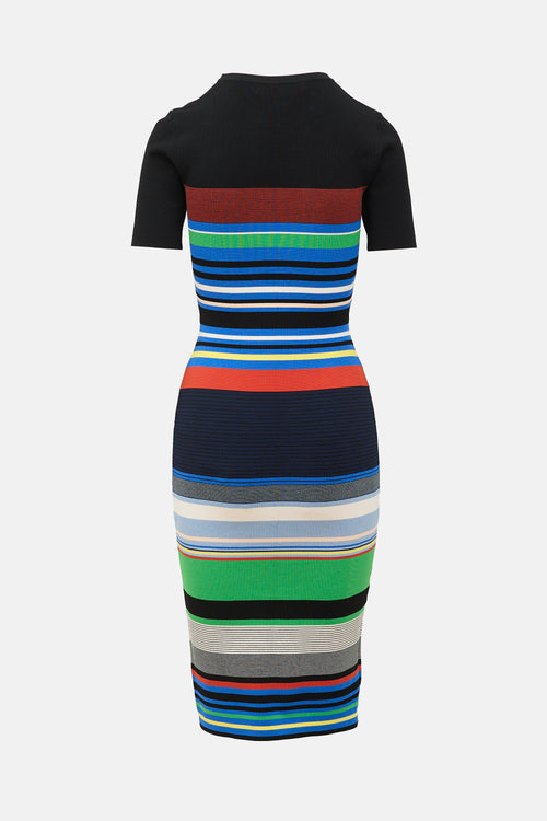 Diane von Furstenberg Knit Striped Dress