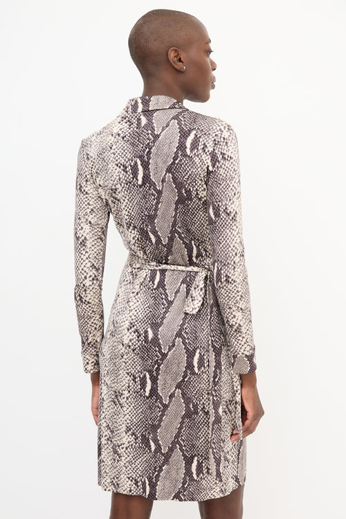 Diane von Furstenberg Silk Jeanne Wrap Dress