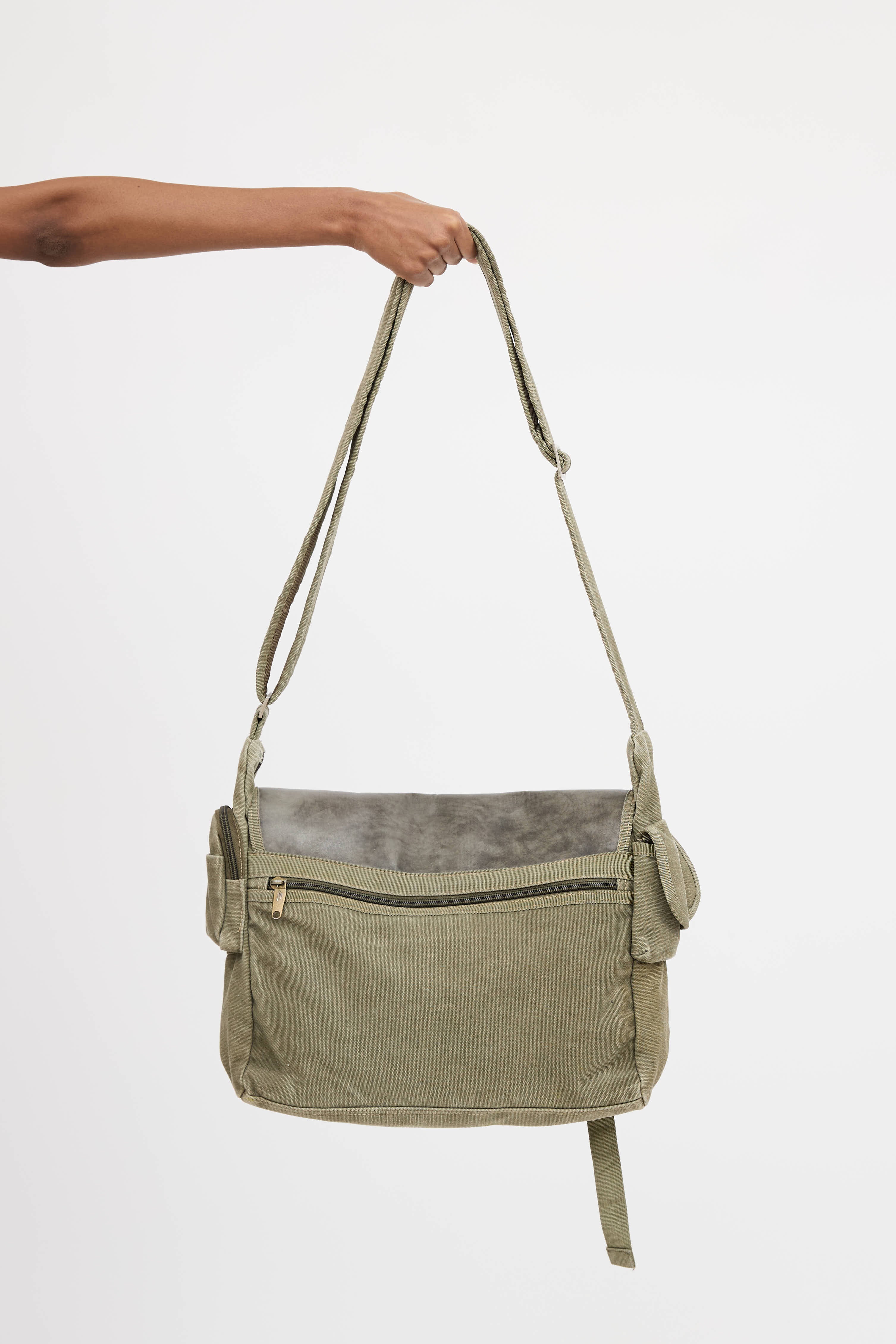 Diesel Leather Messenger Bag