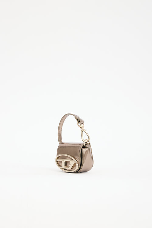 Diesel Patent Leather 1DR XXS Bag Charm