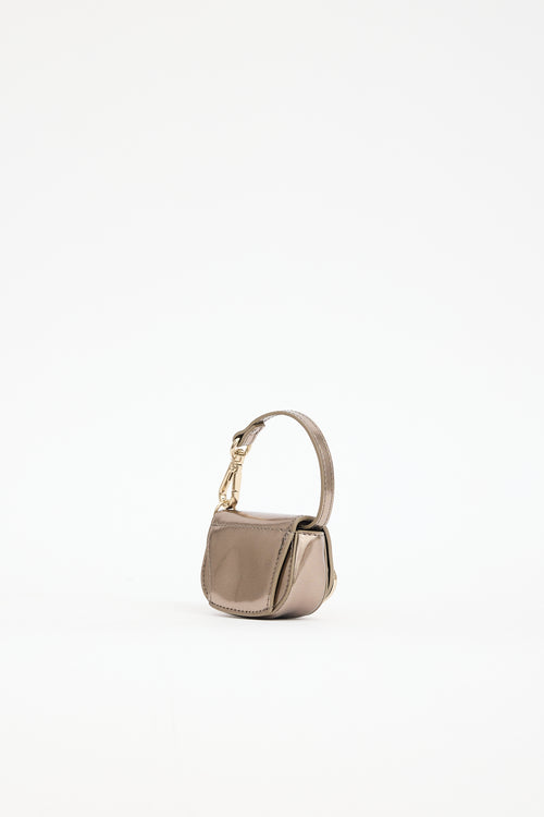 Diesel Patent Leather 1DR XXS Bag Charm