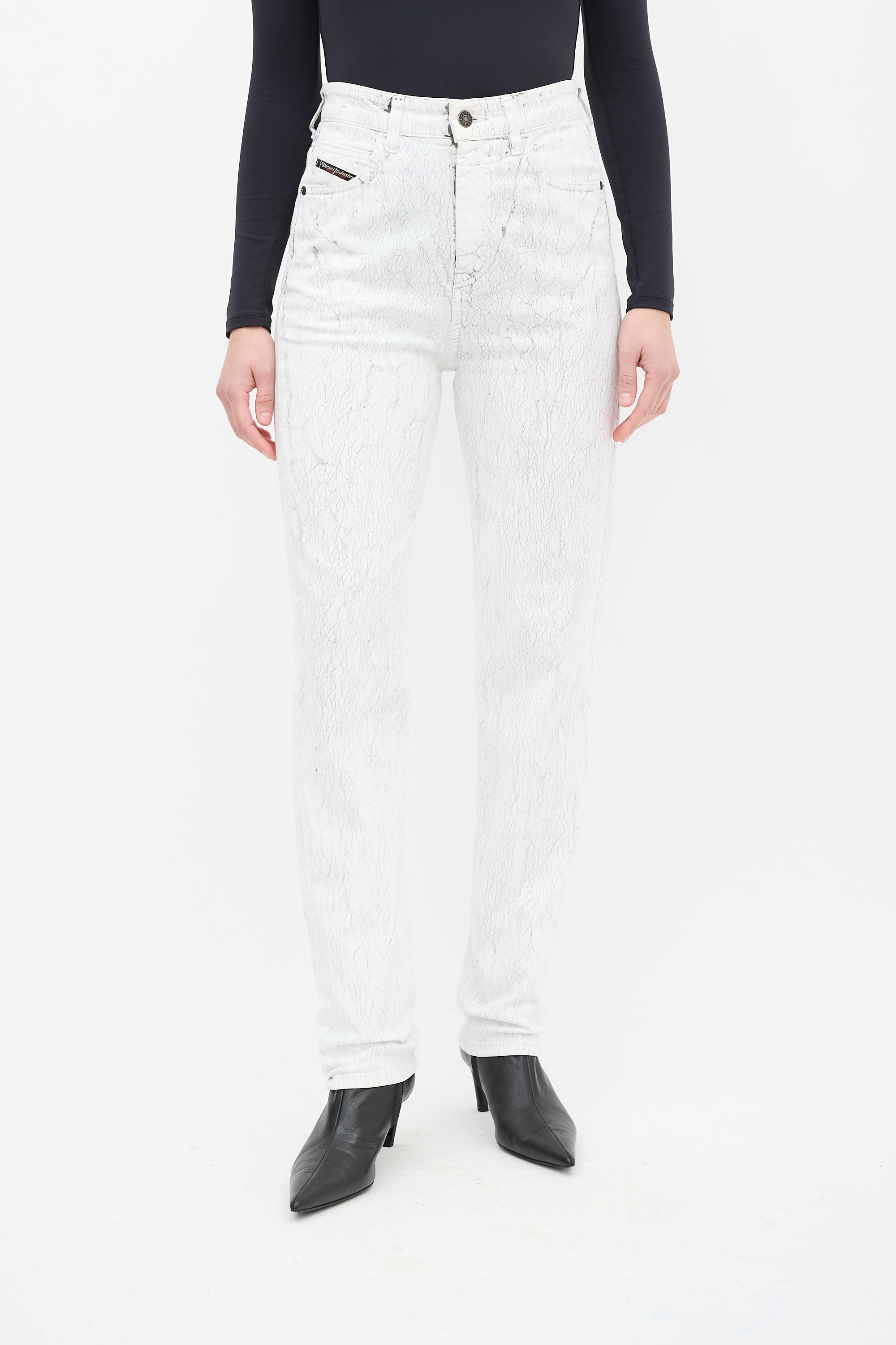 Diesel White D-EISELL-SP4  Jeans
