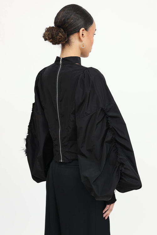 Ruffled Paneled Top