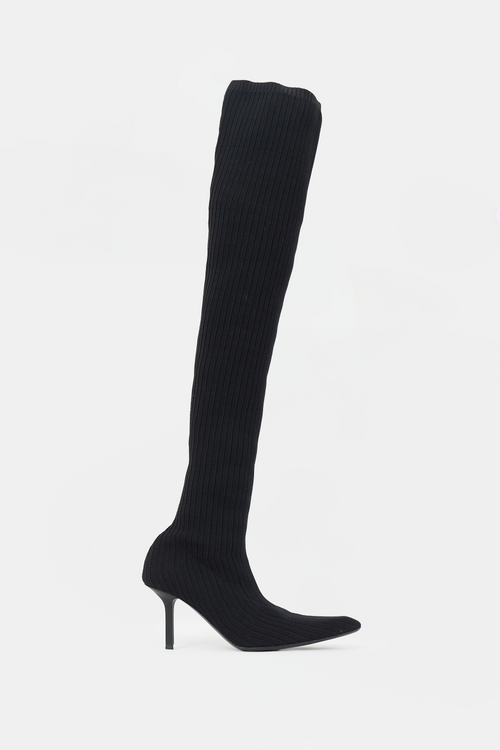Dion Lee Ribbed Thigh Boot