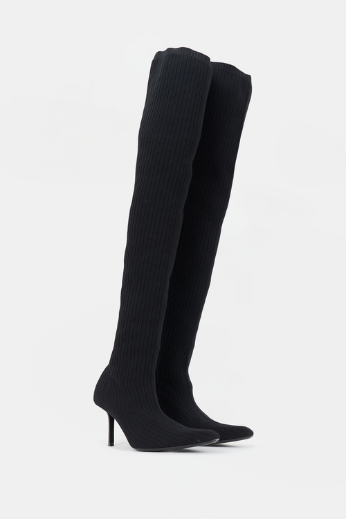 Dion Lee Ribbed Thigh Boot