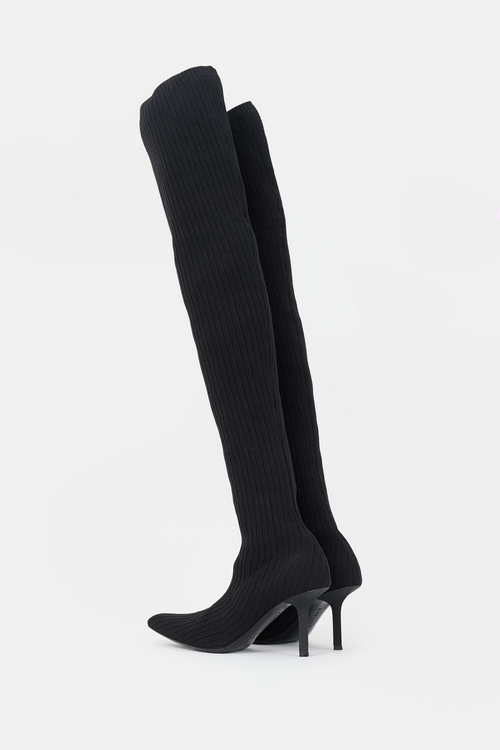 Dion Lee Ribbed Thigh Boot