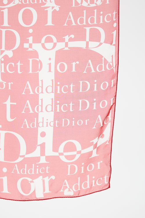 Dior 2000s Silk Addict Scarf