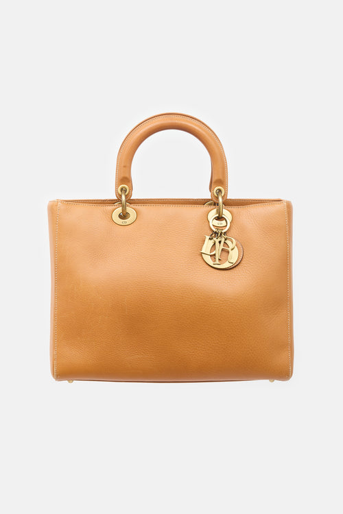 Dior 2003 Leather Large Lady Dior Bag