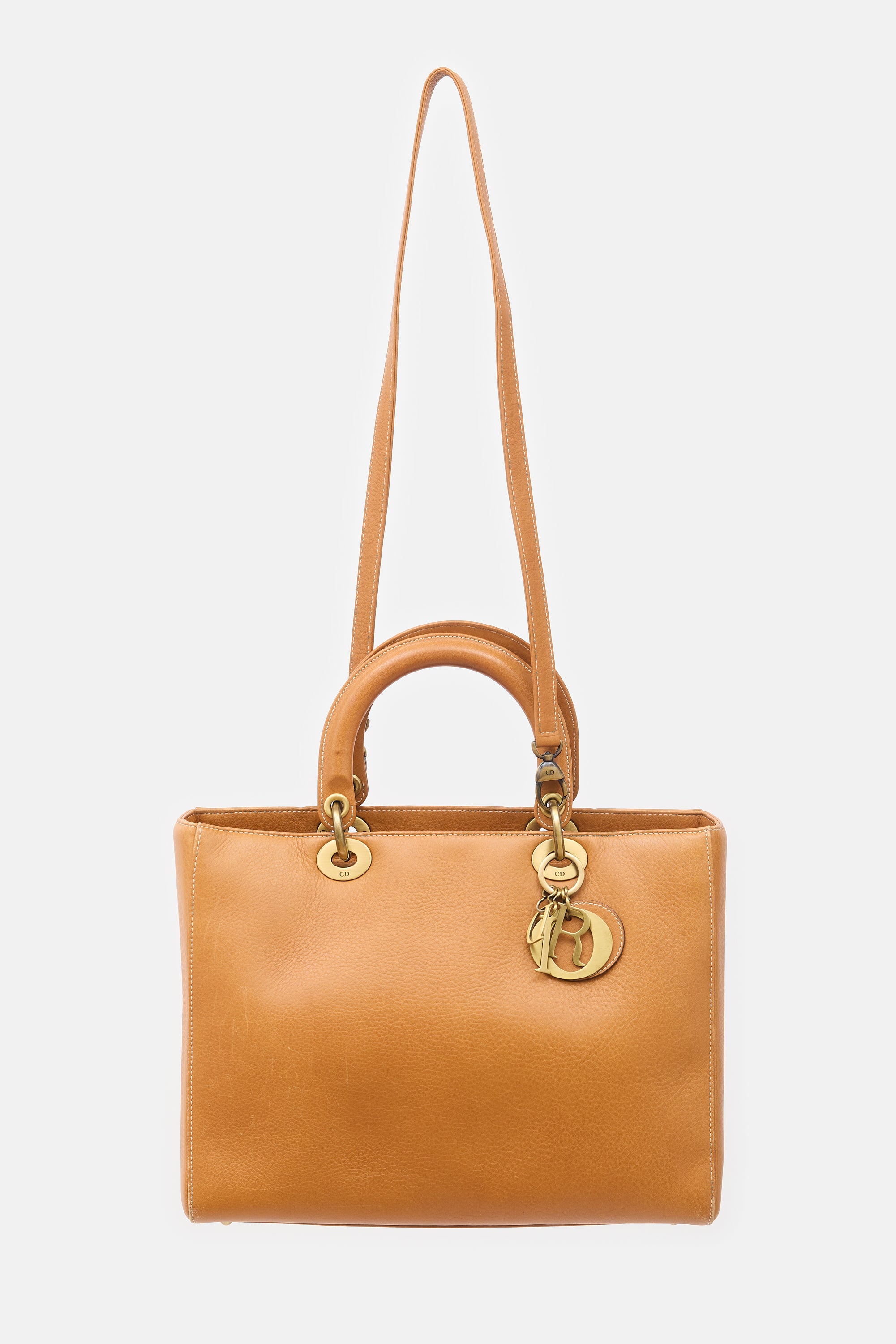 Dior 2003 Leather Large Lady Dior Bag