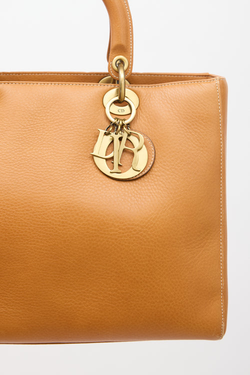 Dior 2003 Leather Large Lady Dior Bag