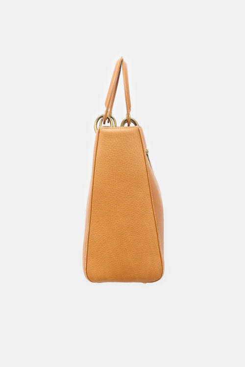 Dior 2003 Leather Large Lady Dior Bag