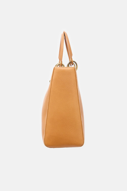 Dior 2003 Leather Large Lady Dior Bag