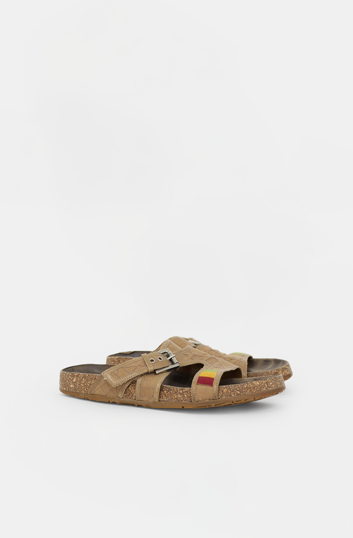 Dior 2004 Rasta Quilted Sandal