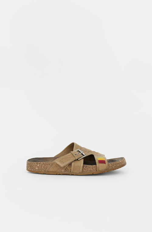Dior 2004 Rasta Quilted Sandal