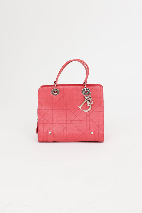 2005 Small Cannage Lock Soft Lady Dior  Bag