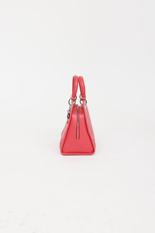 2005 Small Cannage Lock Soft Lady Dior  Bag