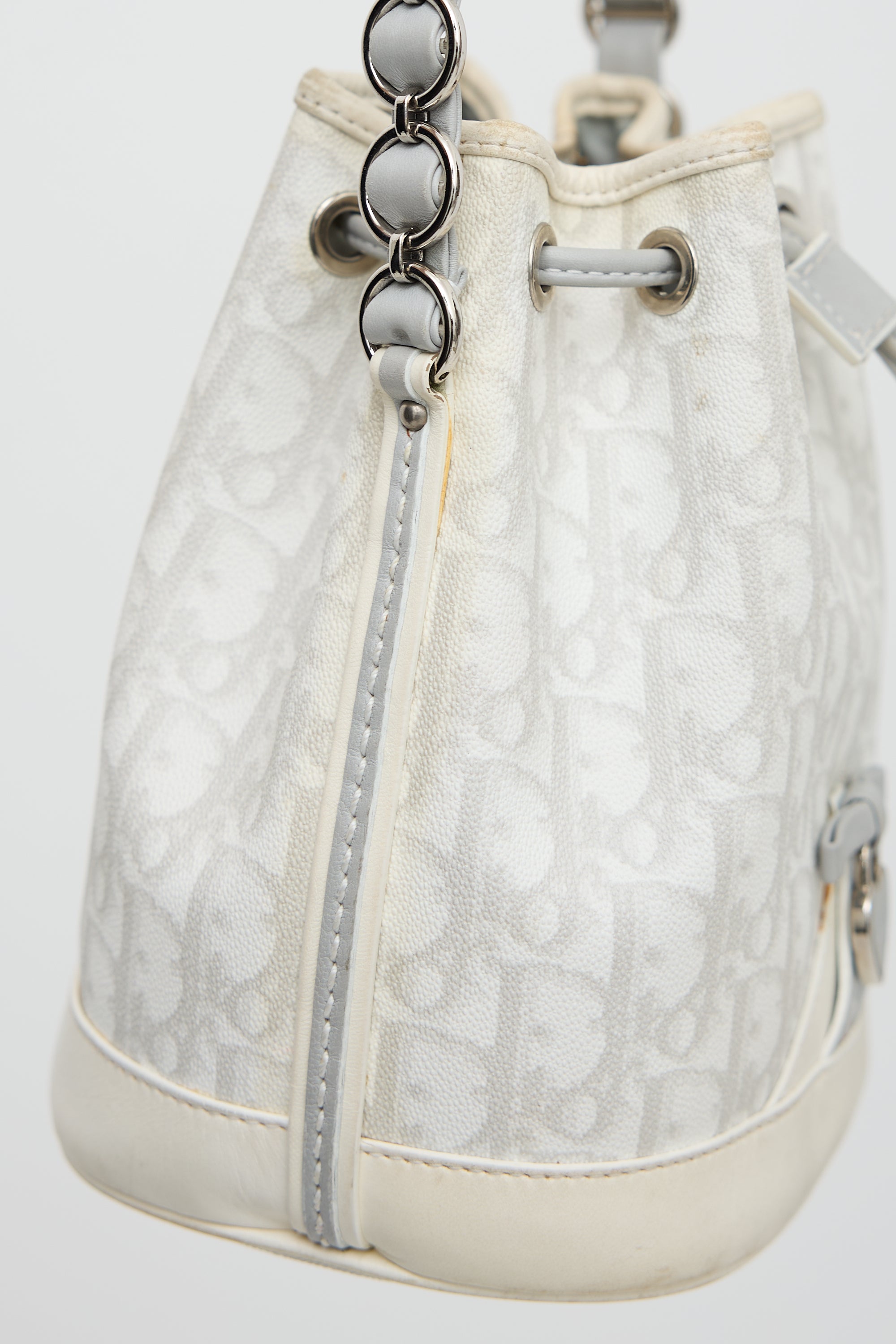 Dior 2007 Diorissimo Drawstring Bucket Bag