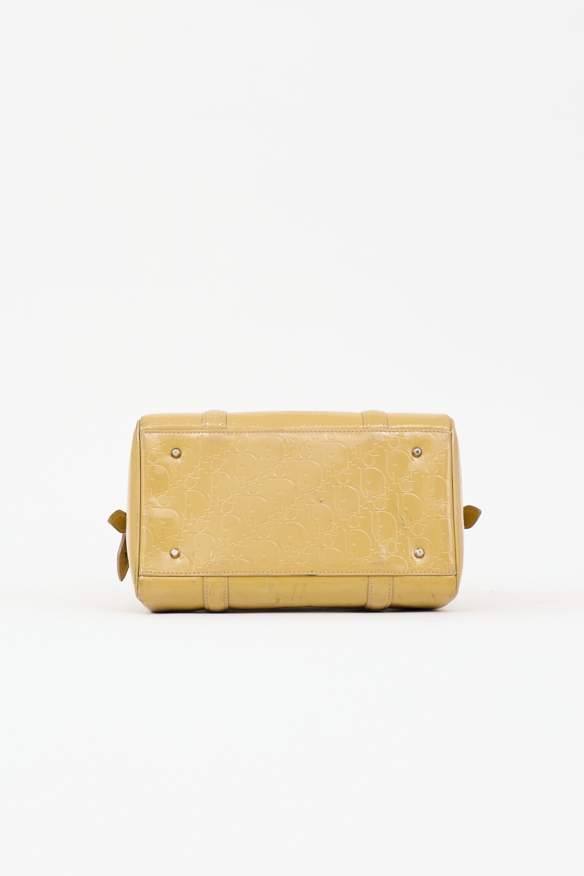 Dior 2008 Oblique Patent Boston Bag