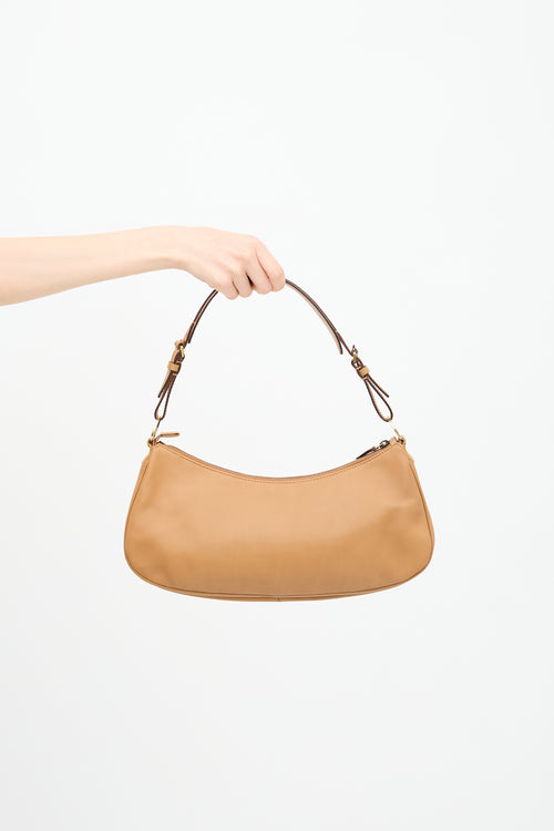Dior 2012 Leather Croissant Shoulder Bag