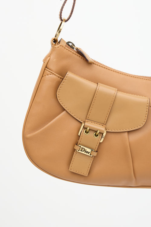 Dior 2012 Leather Croissant Shoulder Bag