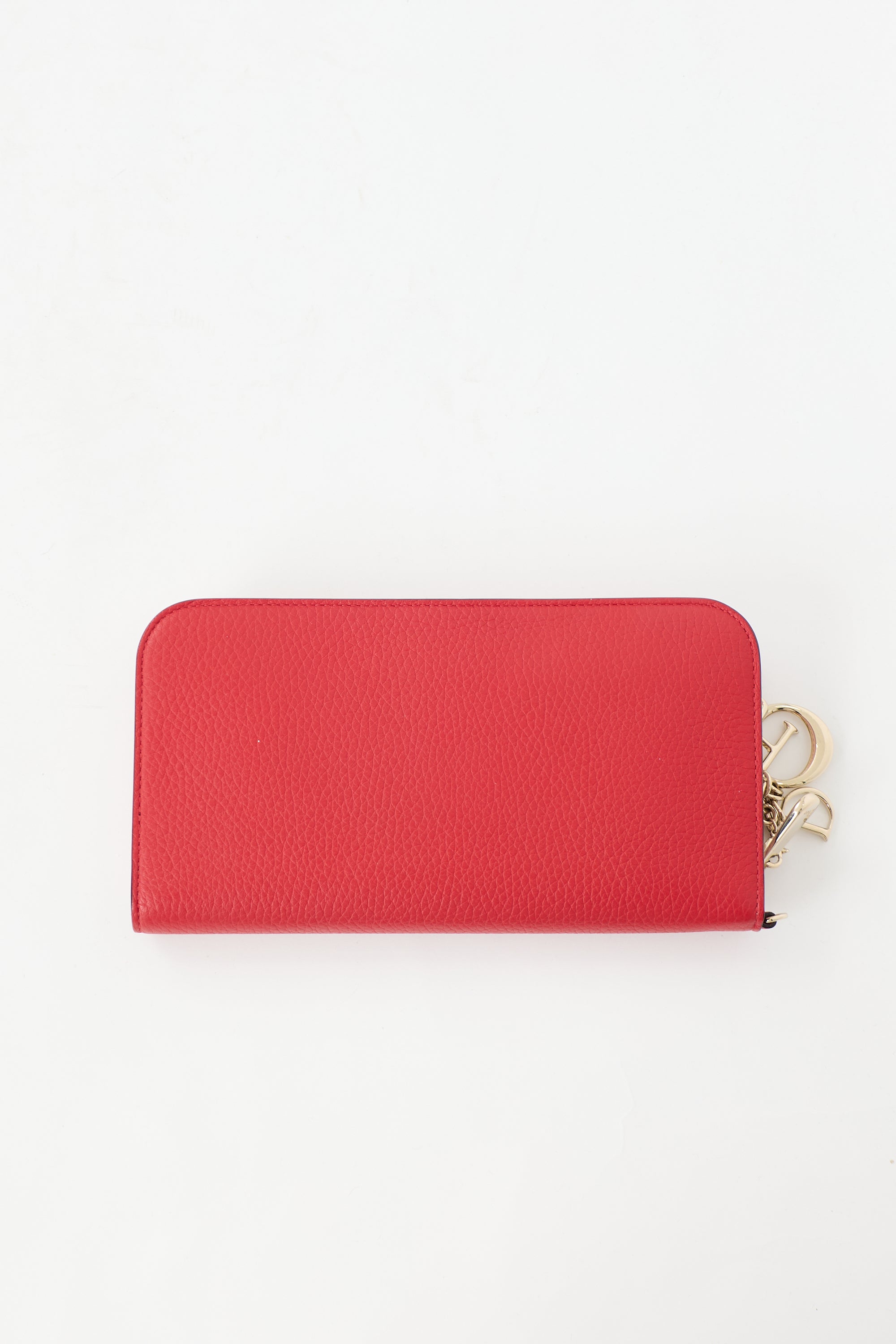 Dior 2015 Leather Long Zip Wallet