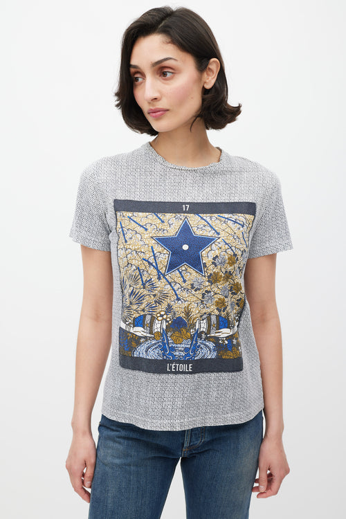 Dior 2020 White & Multicolour 17 L'Etoile T-Shirt