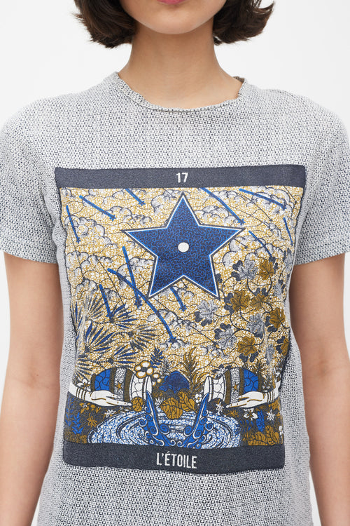 Dior 2020 White & Multicolour 17 L'Etoile T-Shirt