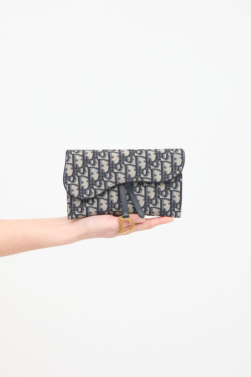Dior 2021 Oblique Wallet On Chain Bag