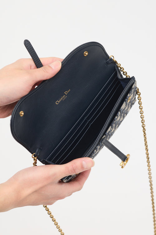 Dior 2021 Oblique Wallet On Chain Bag