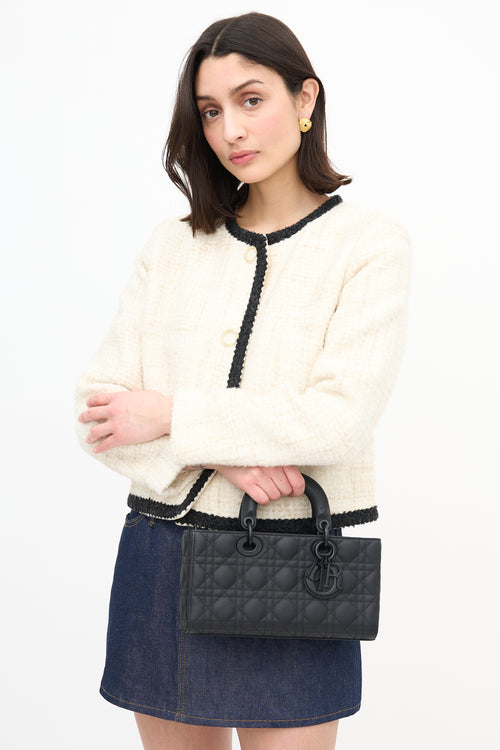 Dior 2023 Ultra Matte Leather Medium Lady D-Joy Bag