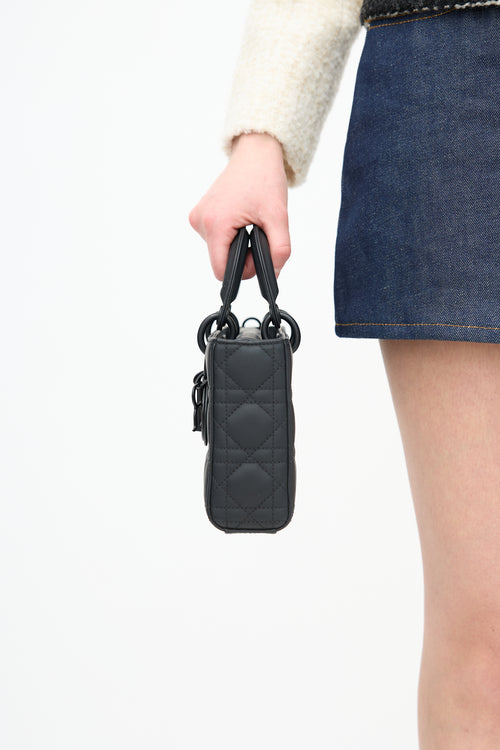 Dior 2023 Ultra Matte Leather Medium Lady D-Joy Bag