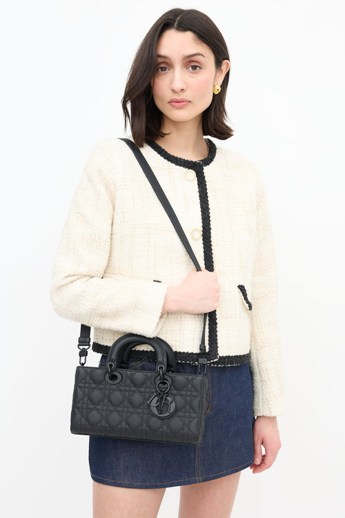Dior 2023 Ultra Matte Leather Medium Lady D-Joy Bag