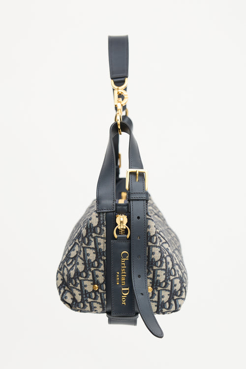 Dior 2025 Oblique Jacquard Medium D-Journey Bag