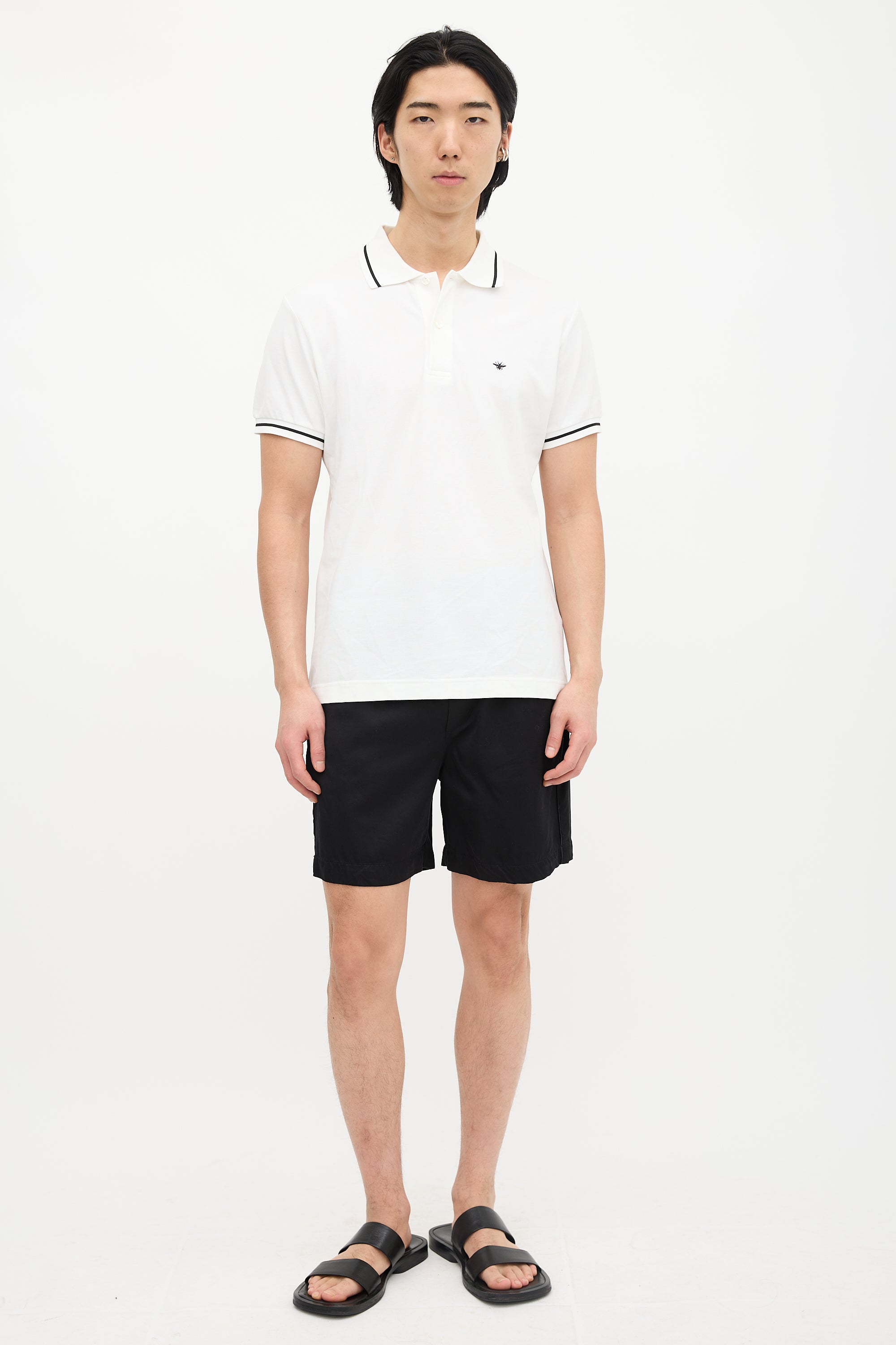 Dior Embroidered Bee Polo