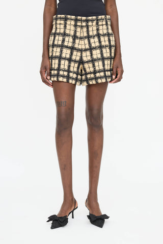 Dior Tweed Pattern Short