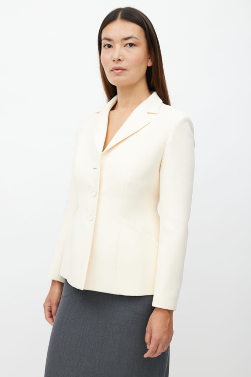 Dior Beige Wool & Silk Blazer